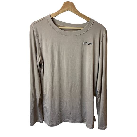 Rustic Ridge Tan Long Sleeve Underlayer Shirt Men's Size L - Picture 1 of 2
